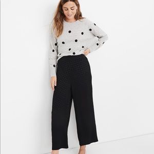 NWT Madewell Drapey Jacquard Huston Pull-On Pants